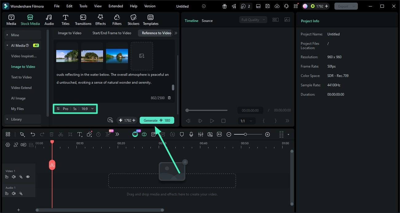 generate video after prompt generation