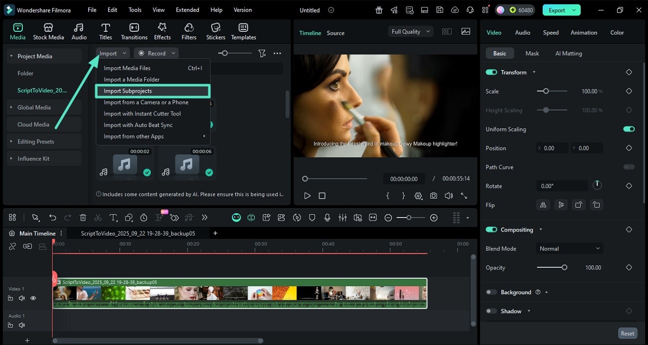 import another project