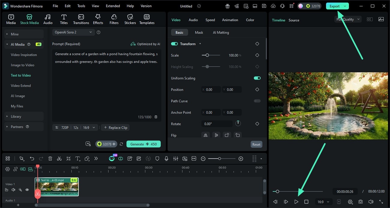 review generated video and save sora 2
