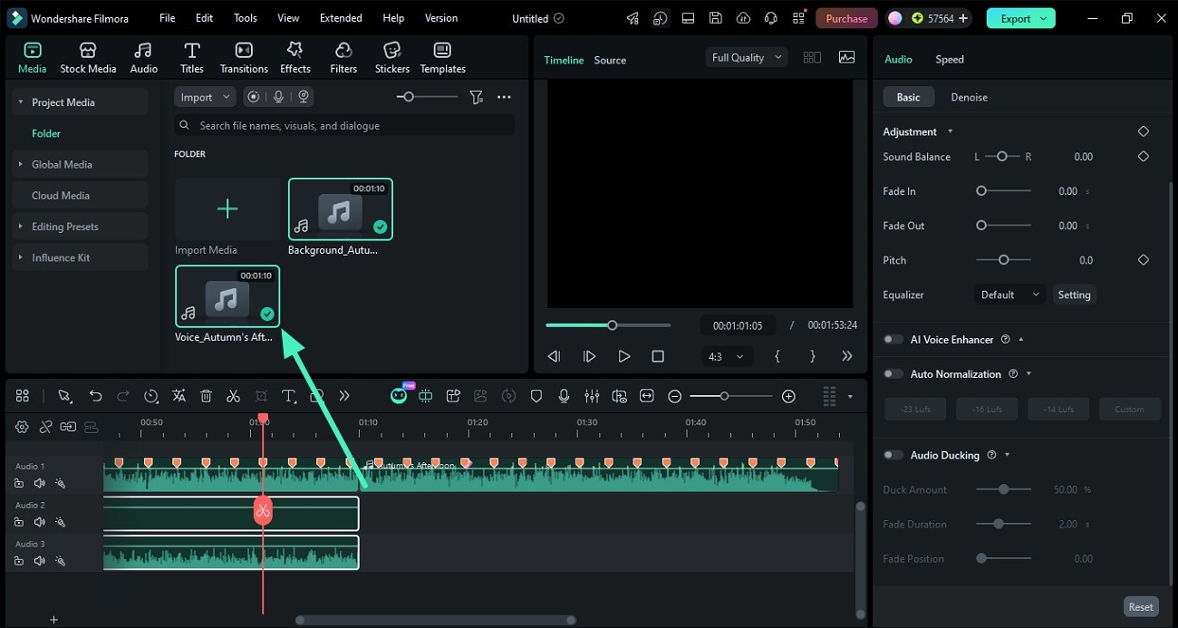 preview removed vocal file