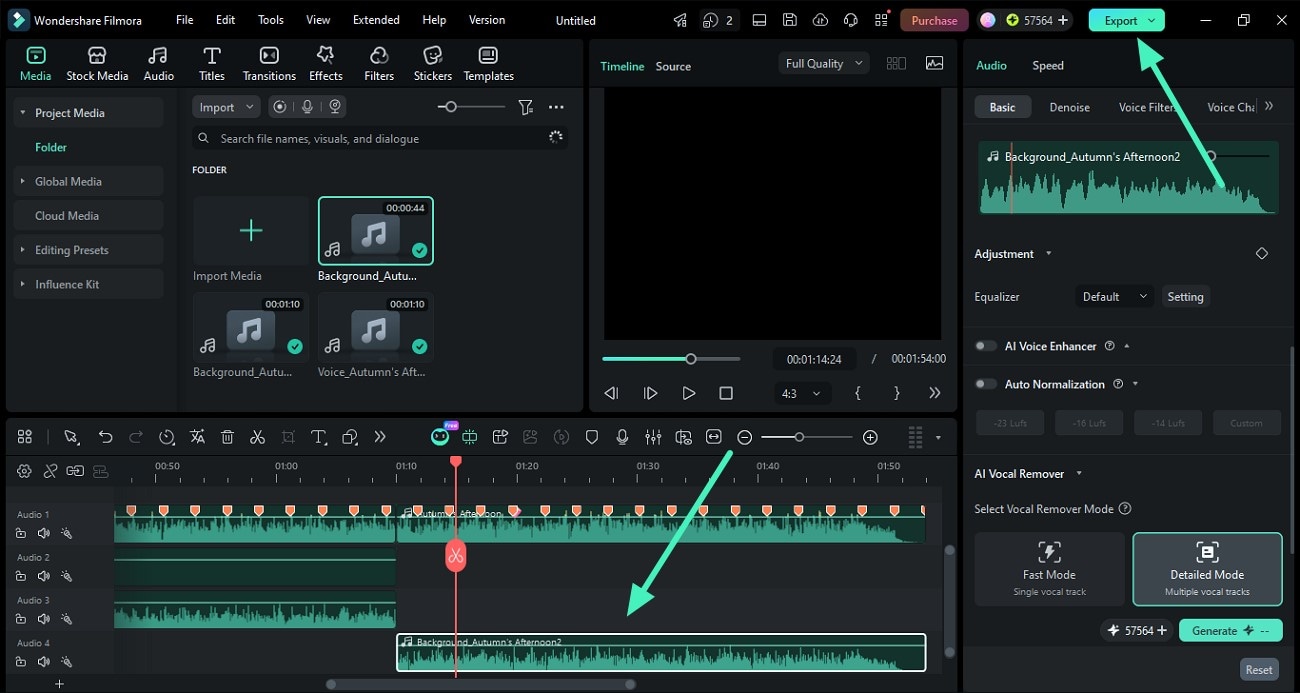 preview file and export