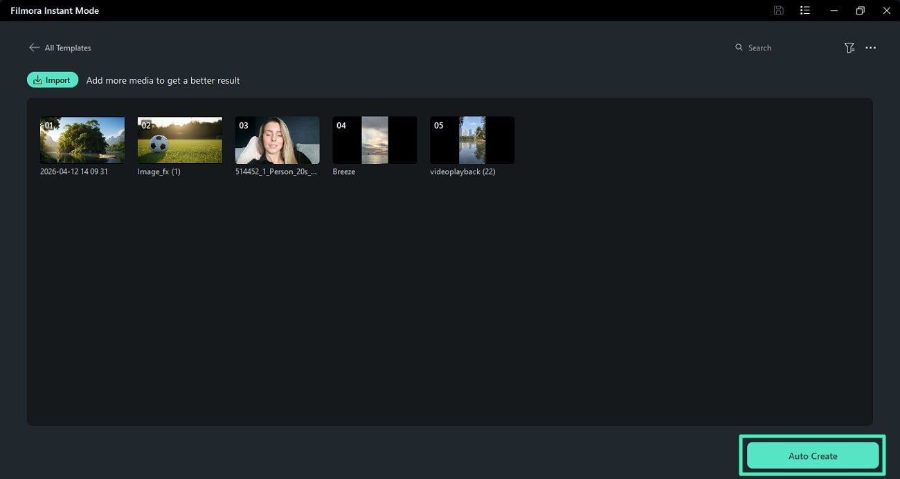 preview media create video