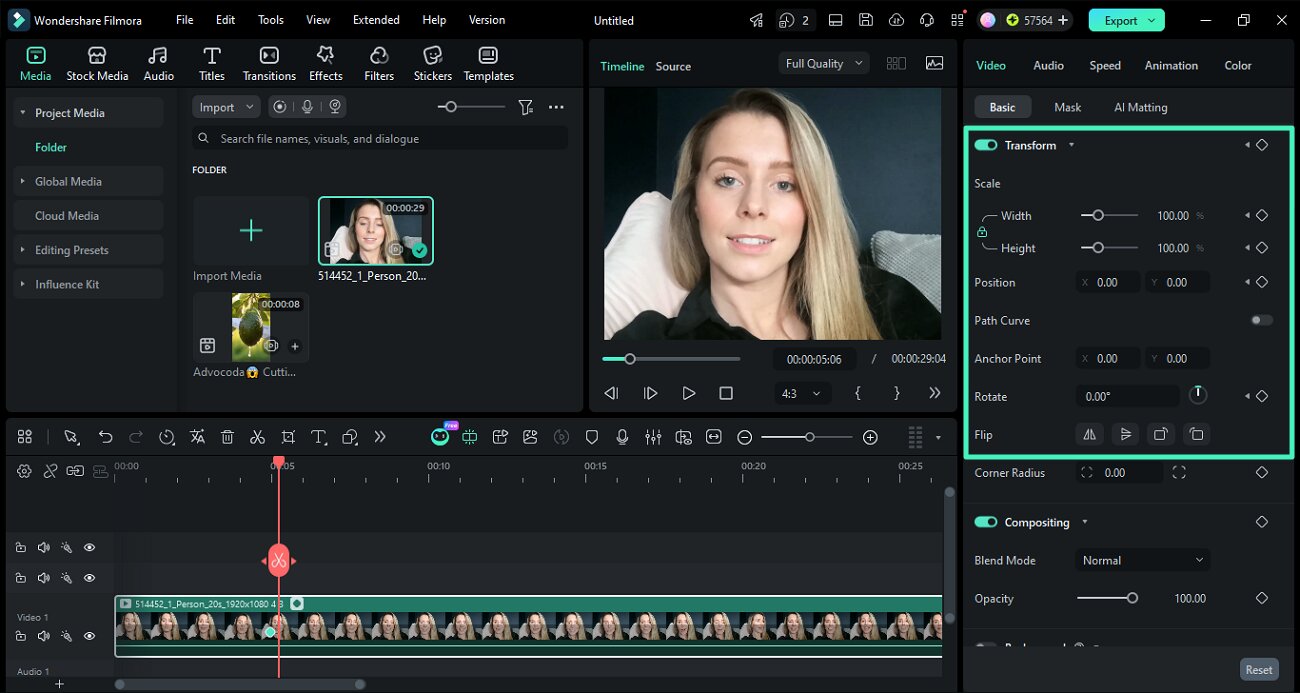 access transform and animation