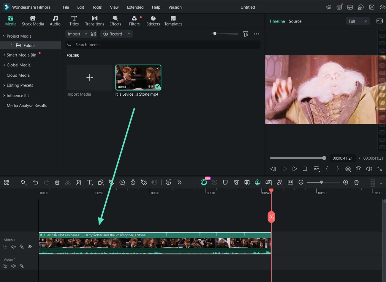 Import a video file