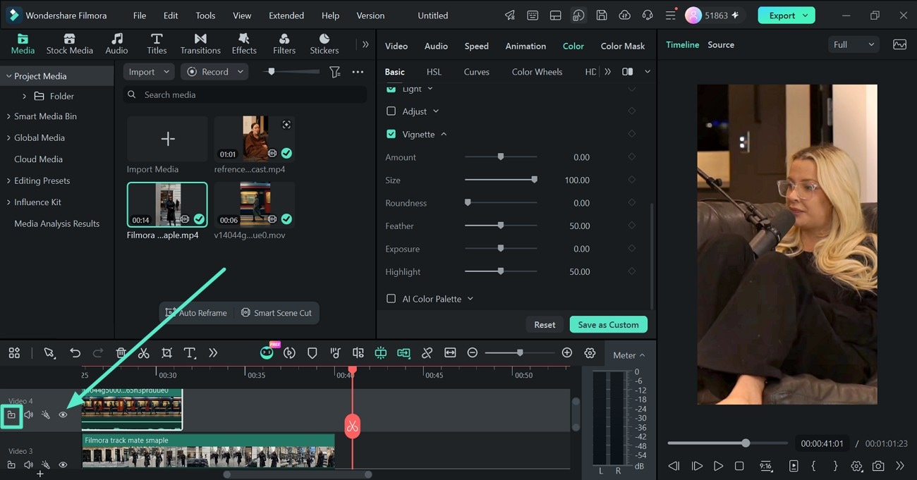 hide mute and lock tracks