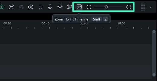 timeline zoom adjustment control