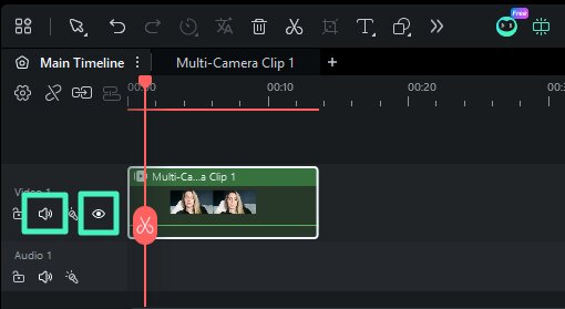 hide or mute track