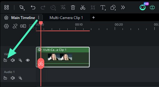 lock timeline editing track