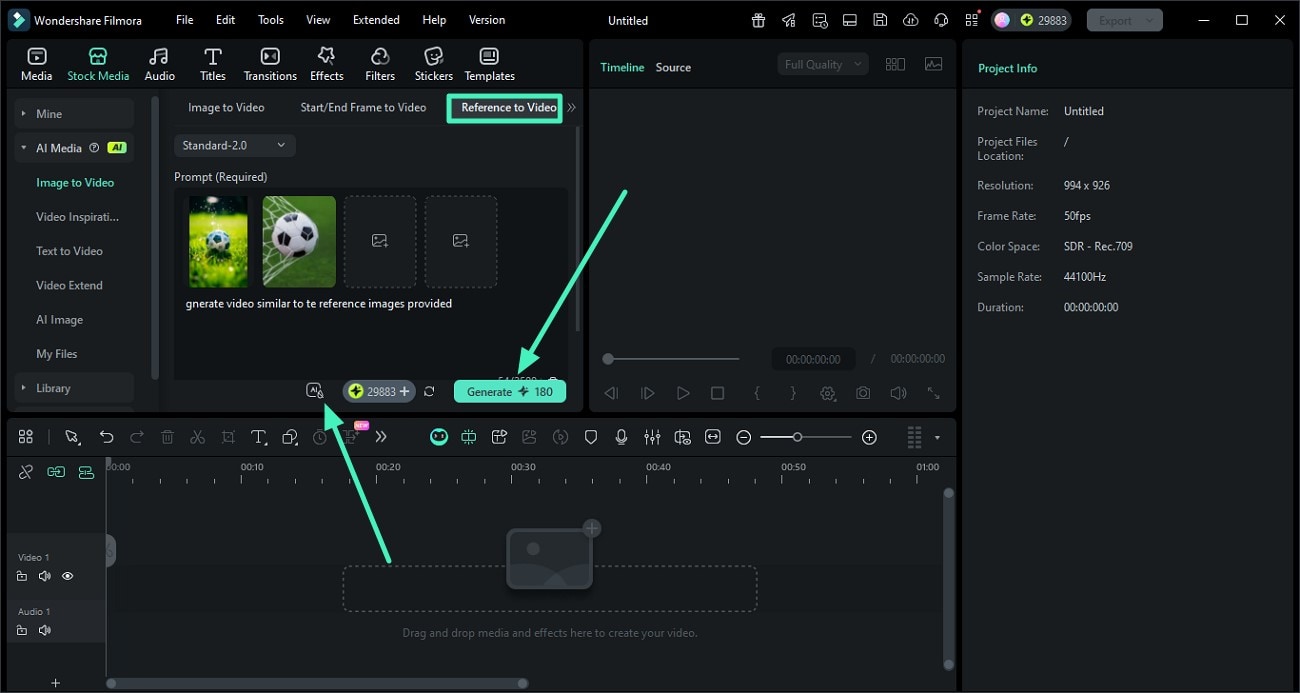 add reference images first