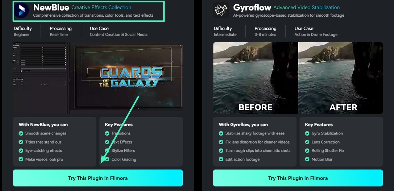 download newblue filmora plugin