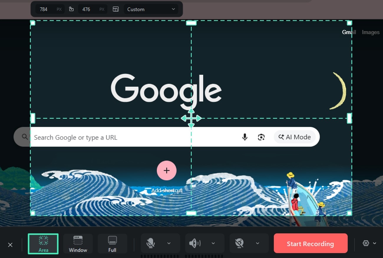select recording mode windows