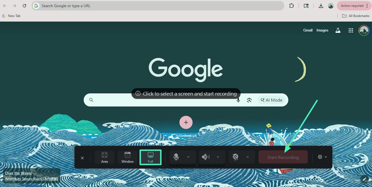 enable window recording mode