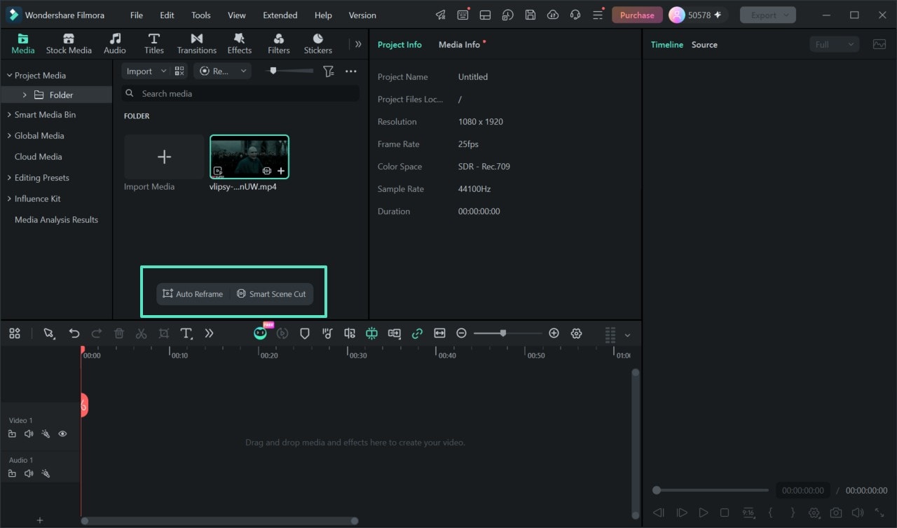 Choose the editing options