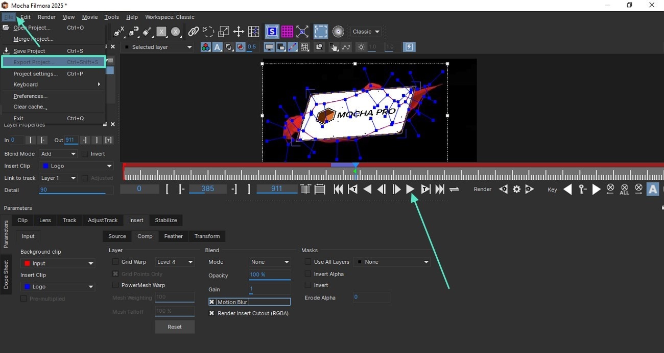 review results and export final video