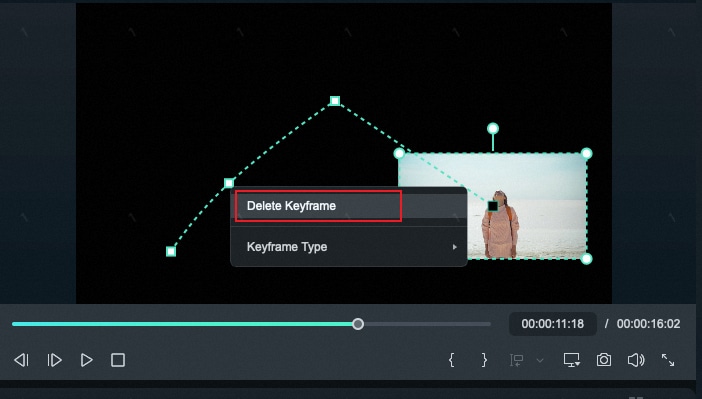 delete keyframe