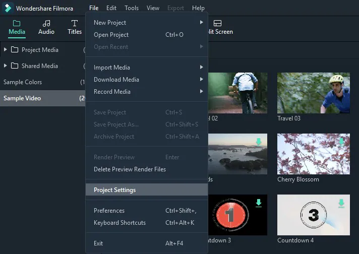 you can use various tools and save video or audio after editing