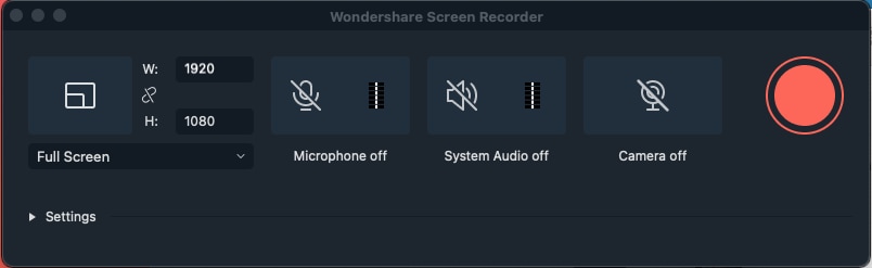recorder settings on mac