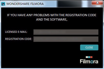 i need a wondershare registration code