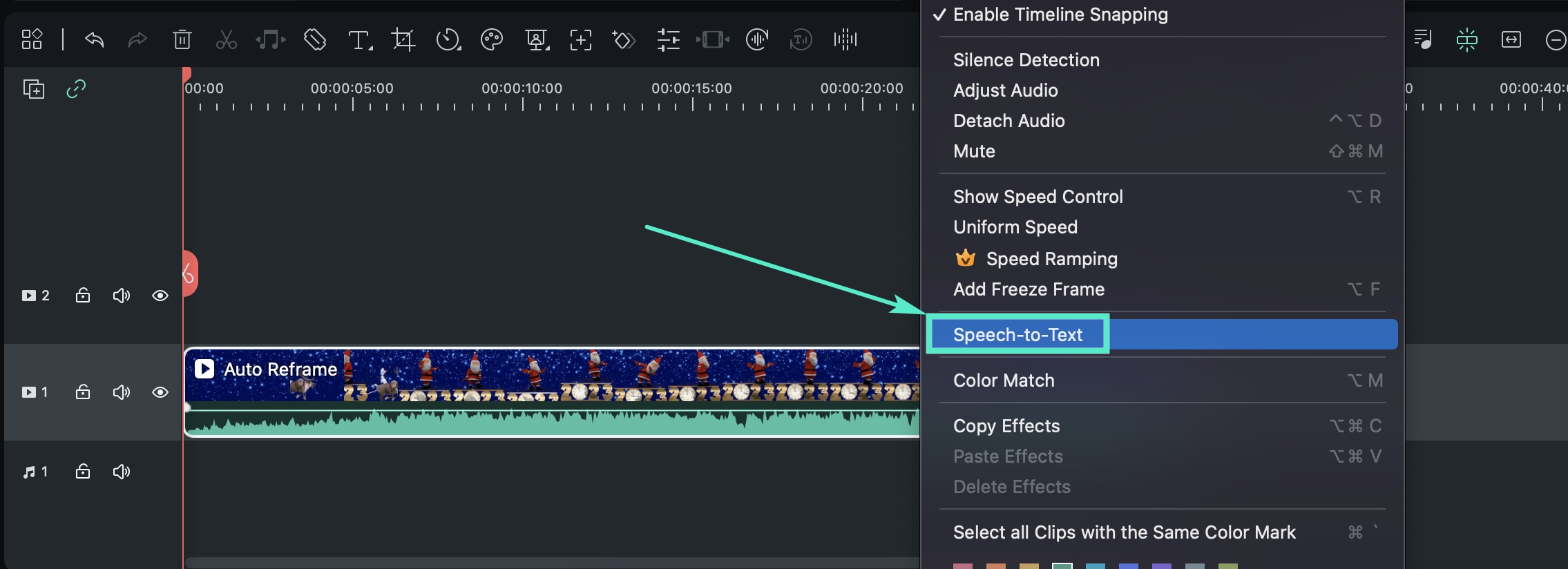 Timeline Speech-to-Text for Mac