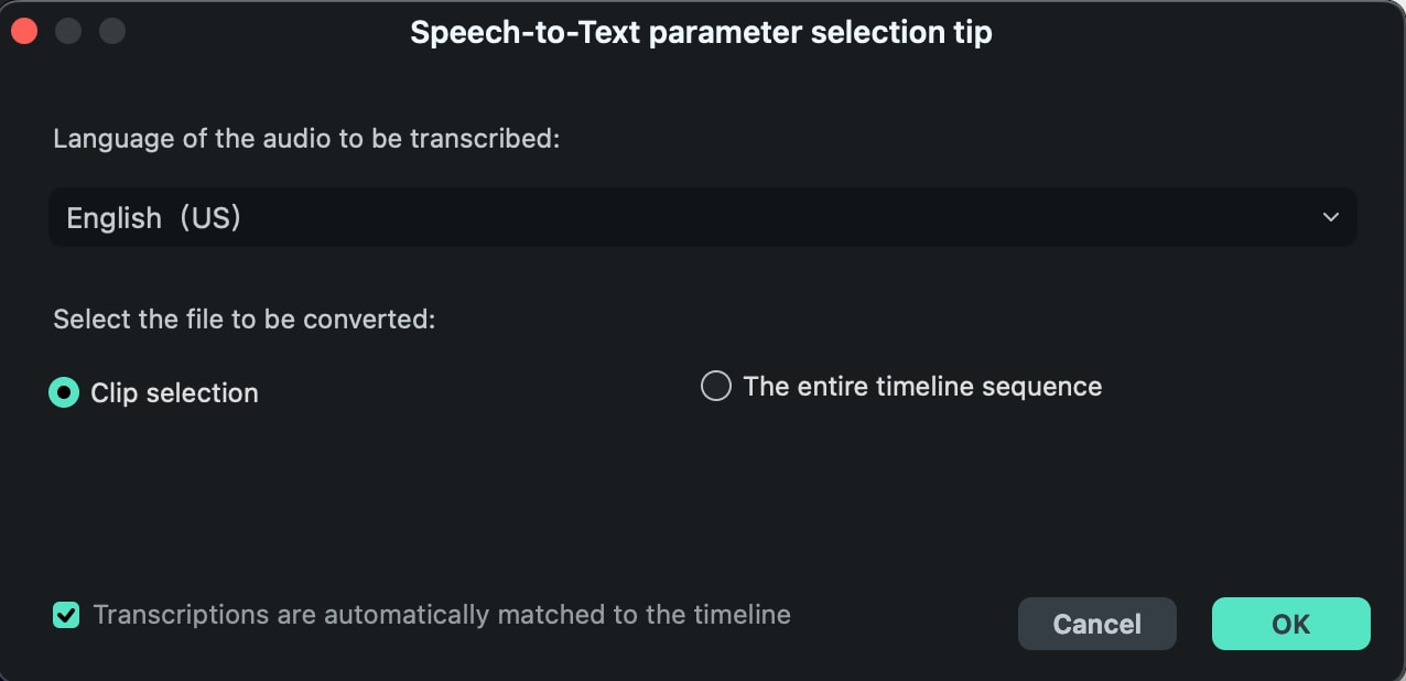 Speech-to-Text Parameter Selection Tip