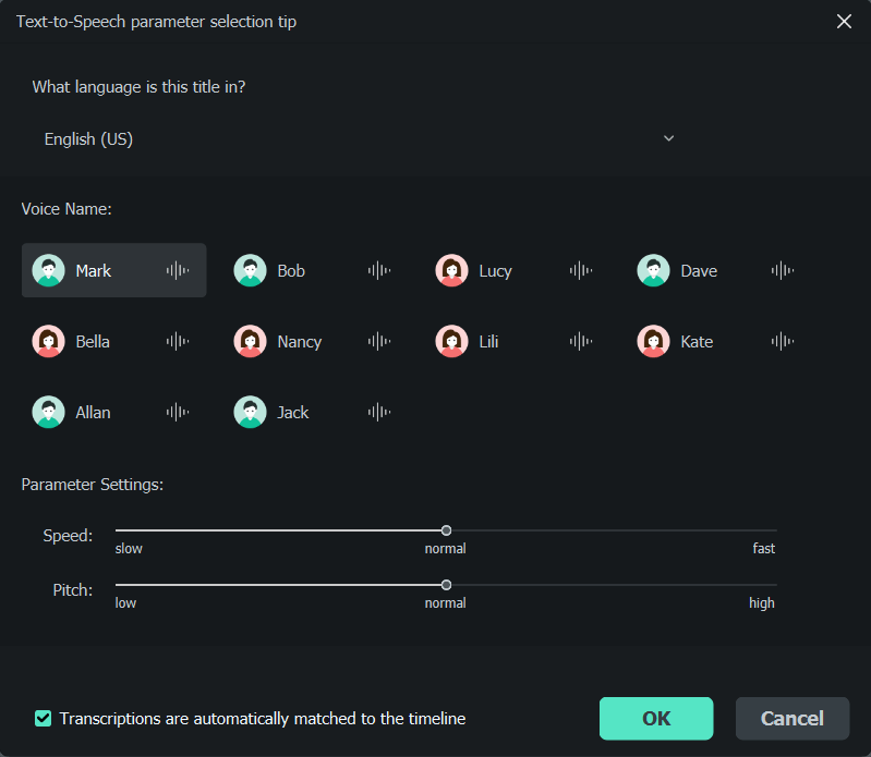 Pengaturan Parameter Text-to-Speech