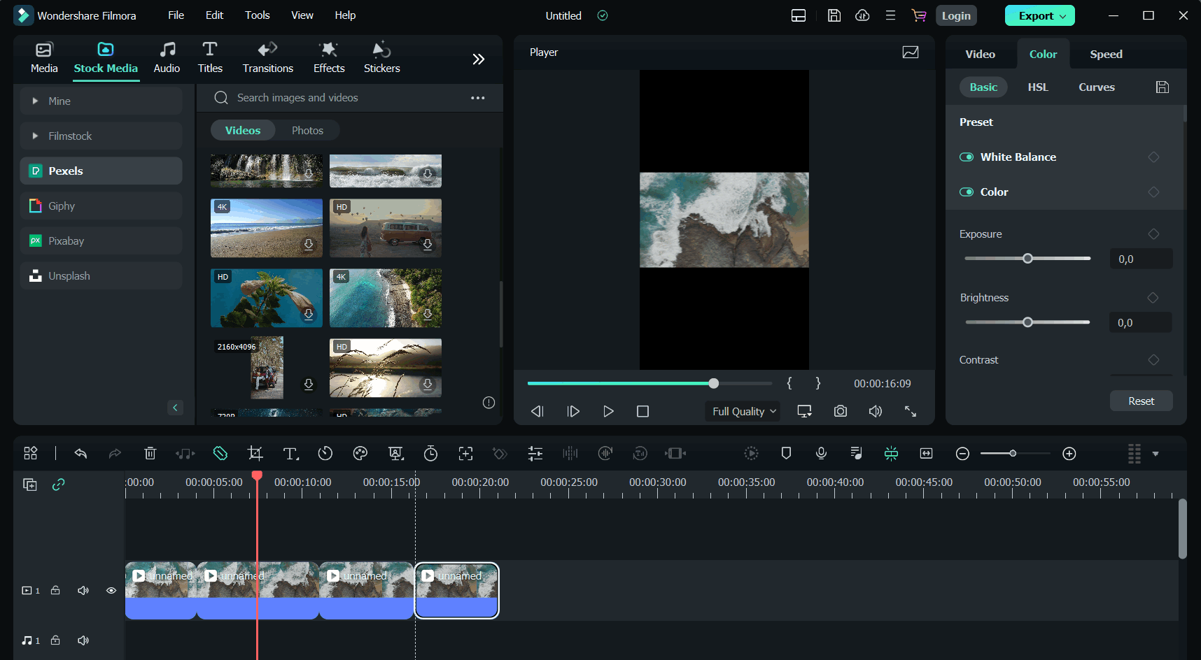 filmora edit video