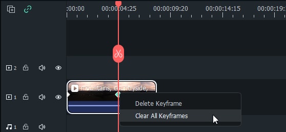 delete keyframes white balance