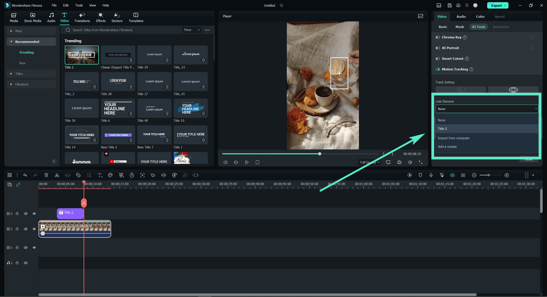 Add an Object to Follow the Motion Tracking Movement