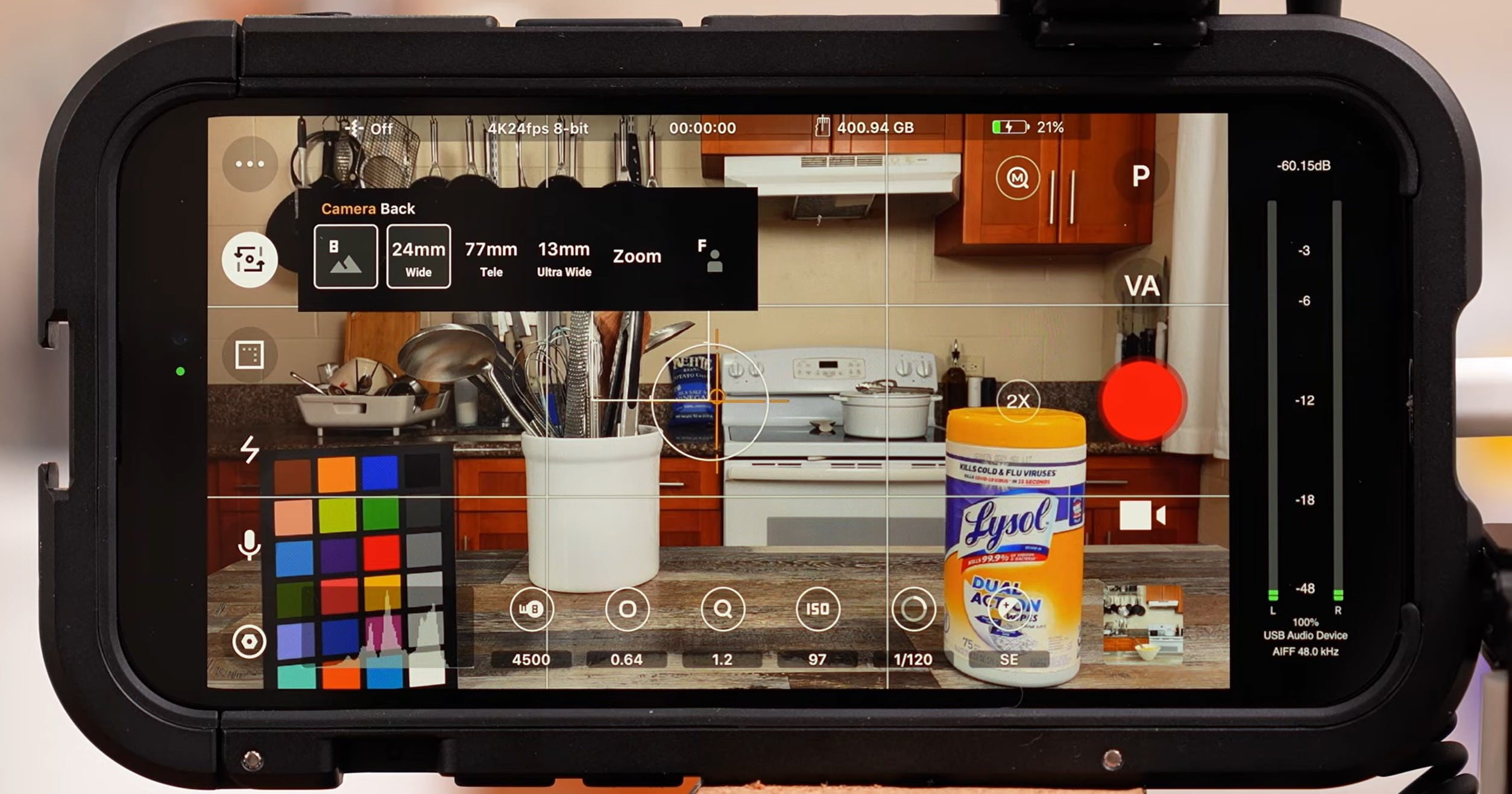 how to shoot a cooking video with a phone