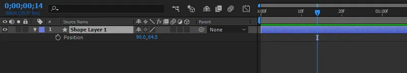 Adobe After Effects - Position