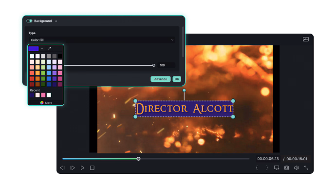 Add Text Background