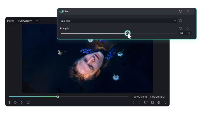 LUT Intensity Adjustment