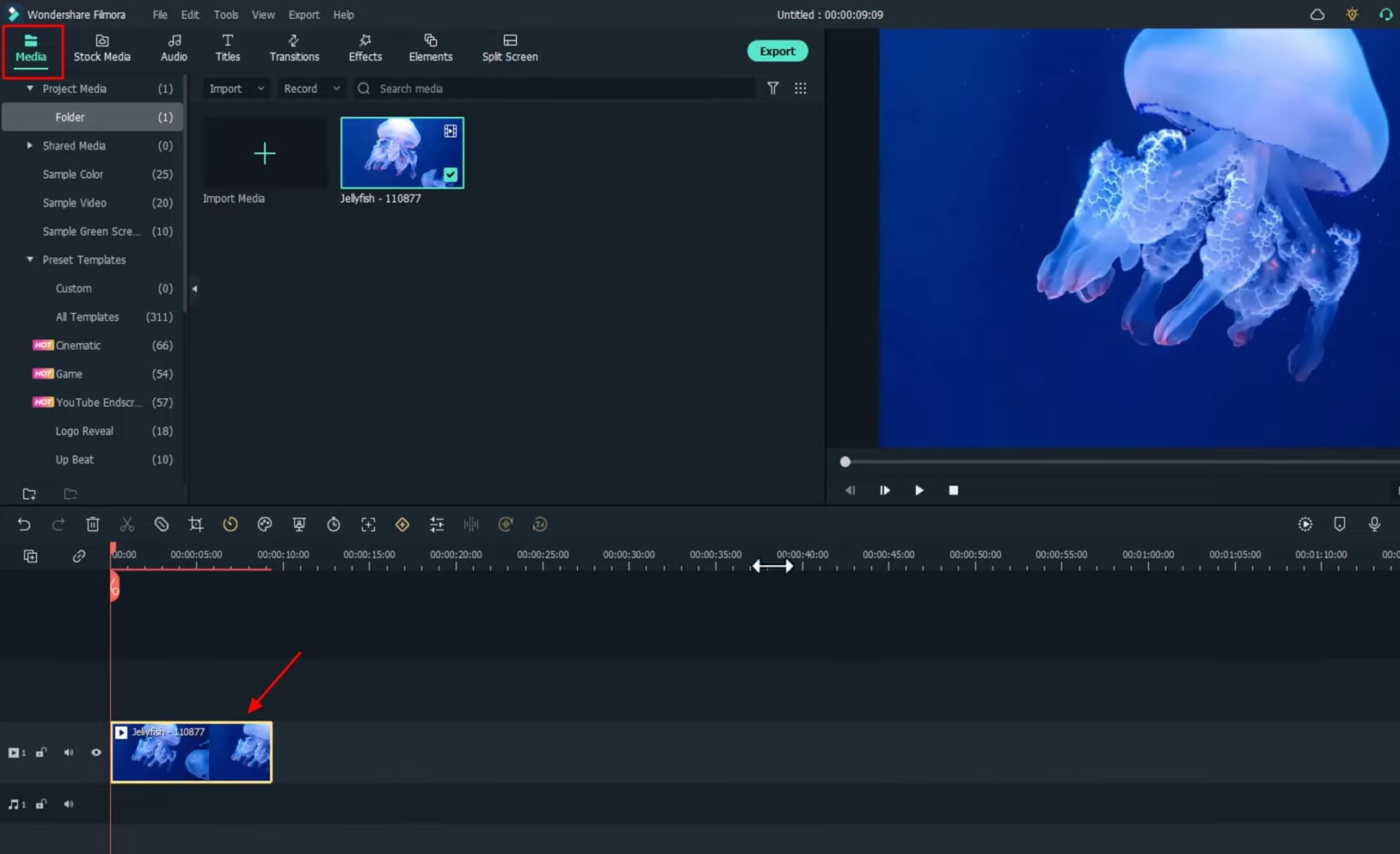  import video to timeline 