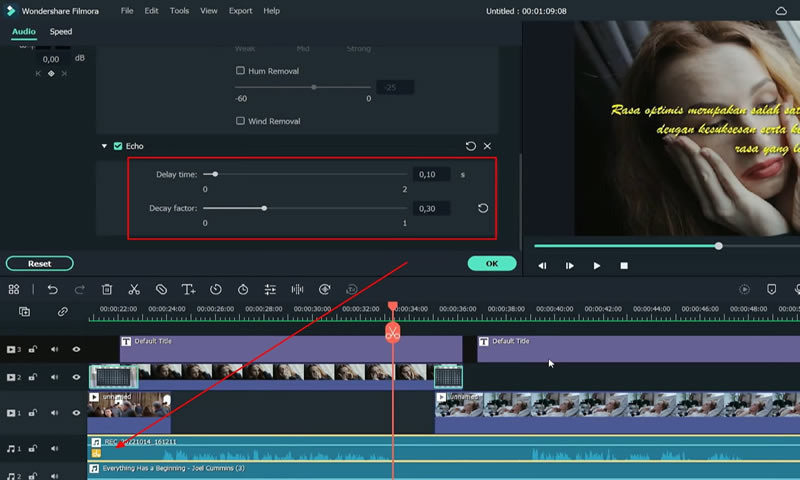 integrate effects and set parameters