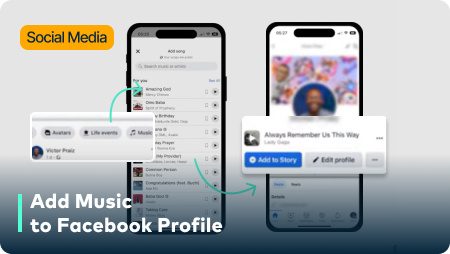 add music to facebook-profile