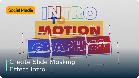 create slide masking effect intro