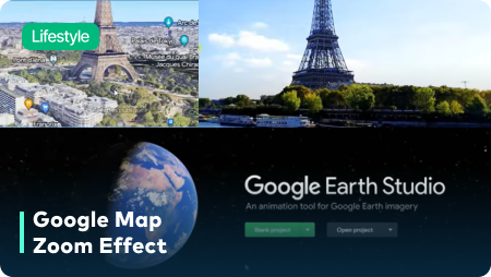 google map zoom effect