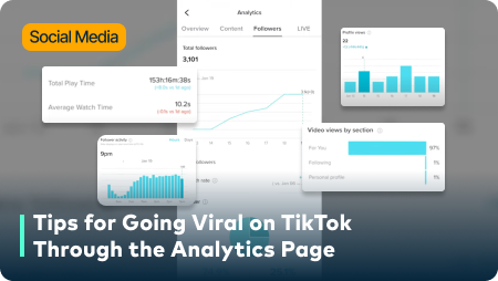 going-viral on tiktok through analytics page