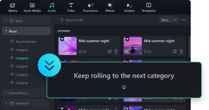 Improved browsing experience in the Effect Library