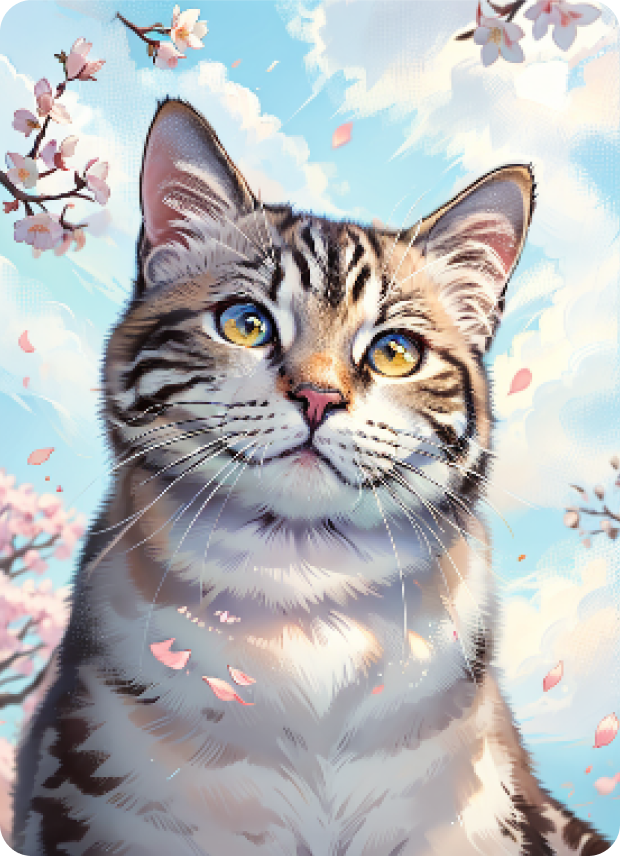 pet cat