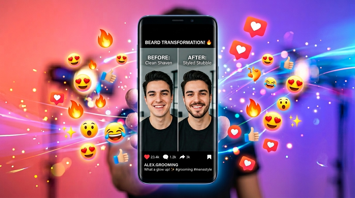 filtre de barbe multiplateforme mobile desktop