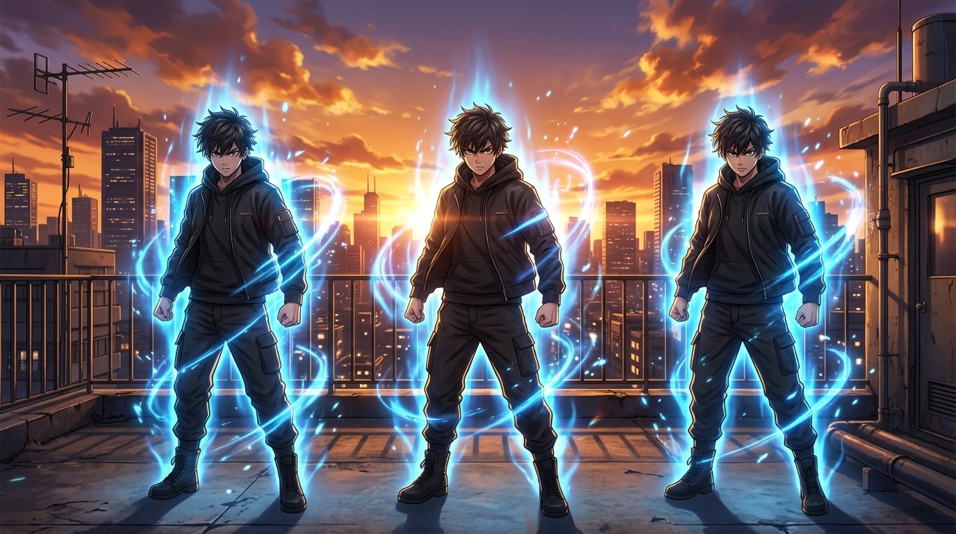 modèles vidéo d’effet shadow clone