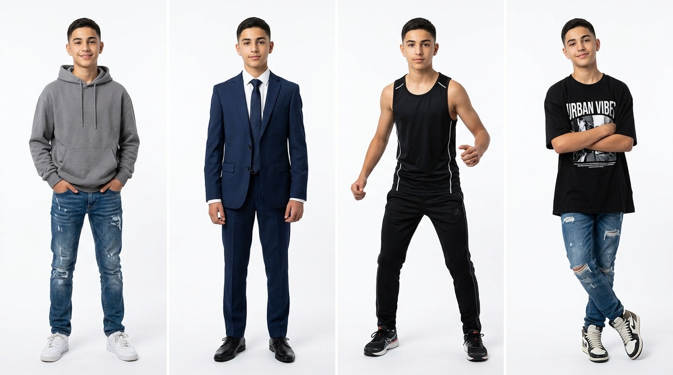 vidéo de clonage en écran partagé PIP chroma key