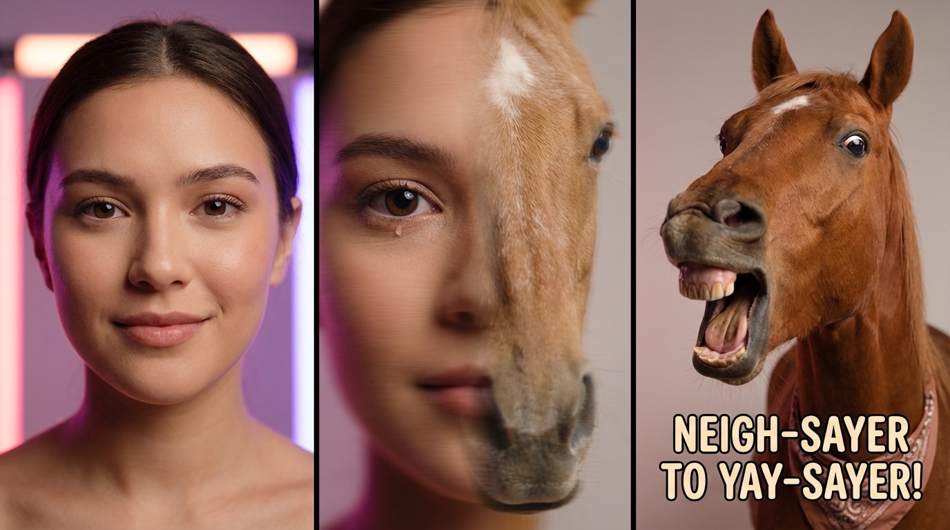 ai horse face filter generator