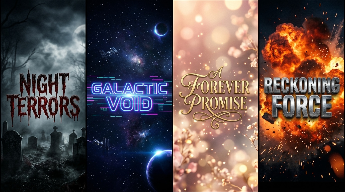 vertical title pack for video