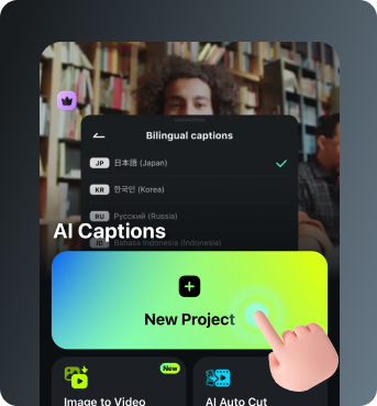 open the video effect app for iphone or android