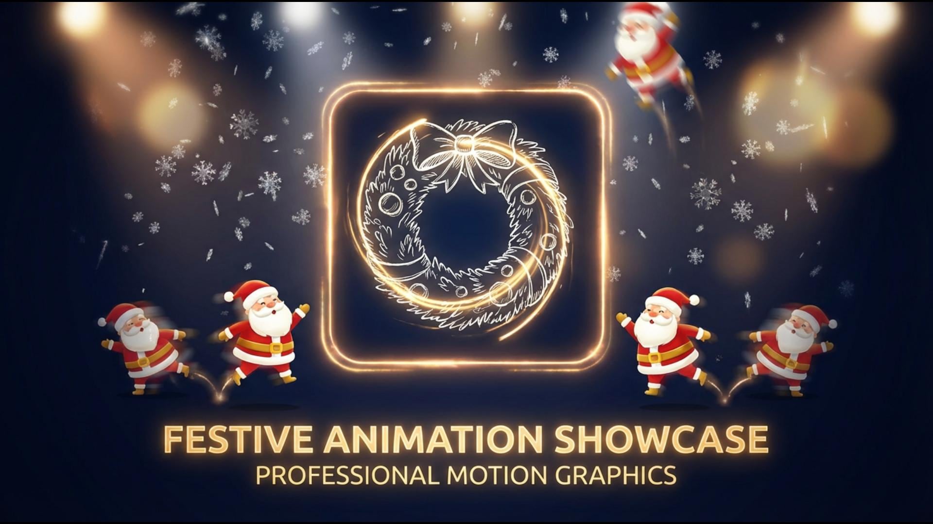 Christmas Video Effect Animation