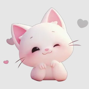 cute kitty sticker