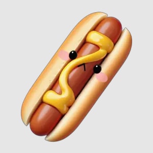 hotdog animted sticker