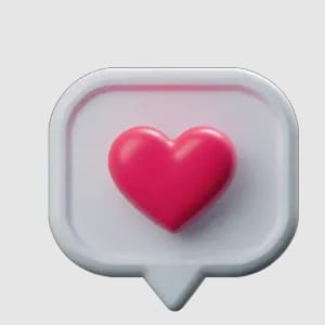 heart sticker for summer vlog